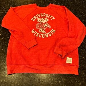 UW Badgers Crewneck Retro Sweatshirt